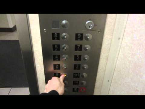 Montgomery traction elevator at Sandoz Hall (Dorm) UNL