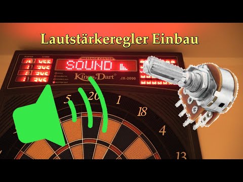 Make the dartboard volume control on the JX2000 quieter