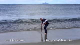 preview picture of video 'Kite Fishing Waipu Cove'