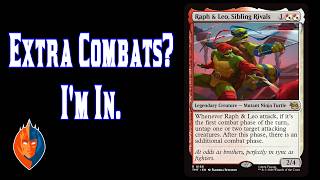 Raph and Leo Sibling Rivals | EDH Gameplay #tmnt #edh #mtg