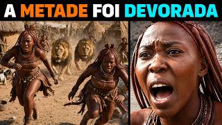 🚨 TRIBO HIMBA luta contra LEÕES e METADE DA TRIBO é DEVORADA