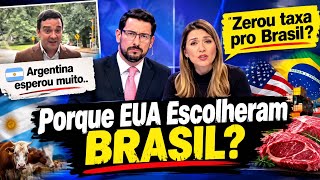 EUA ESCOLHEM O BRASIL E DEIXAM A ARGENTINA DE FORA! KKKKK