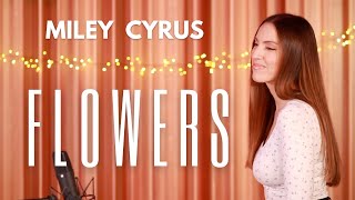 FLOWERS ( FRENCH VERSION ) MILEY CYRUS ( ACOUSTIC VERSION ) SARA&#39;H COVER