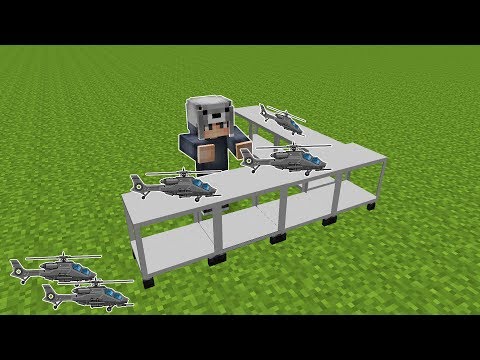 HELİKOPTER FABRİKASI YAPIYORUZ! - Minecraft