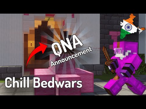 Insane Q&A announce in chill Minecraft Bedwars!