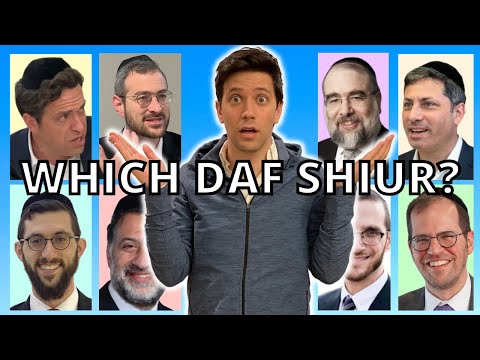 I Tried The Top 11 Daf Yomi Shiurim