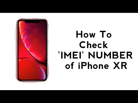 How to check 'IMEI' NUMBER on iPhone XR 📲