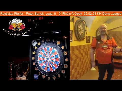 Rastislav Pfeifer - Peter Bartoš 2.2.203 (KH Darts League)