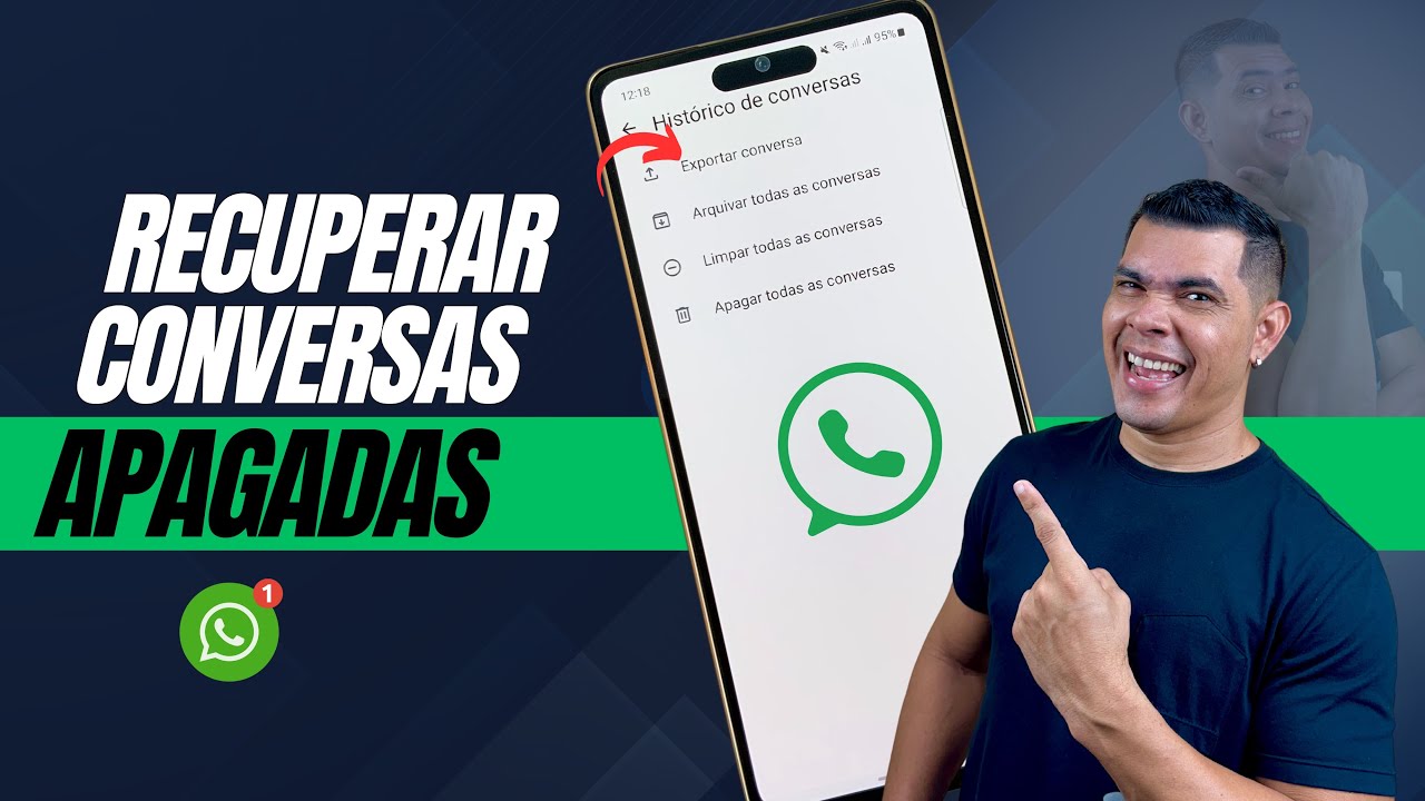 COMO RECUPERAR CONVERSAS APAGADAS DO WHATSAPP DE FORMA SIMPLES E RÁPIDA!