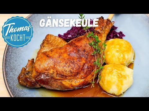 Knusprige Gänsekeulen mit der perfekten Soße zubereiten - stressfrei