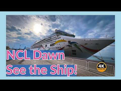 Exploring the NCL DAWN - Full Cruise Ship Tour in 4K