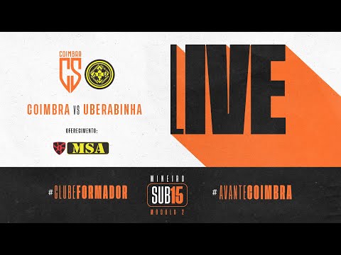 COIMBRA 1 X 0 UBERABINHA -  5ª RODADA -  CAMPEONATO MINEIRO SUB-15 - MÓDULO II
