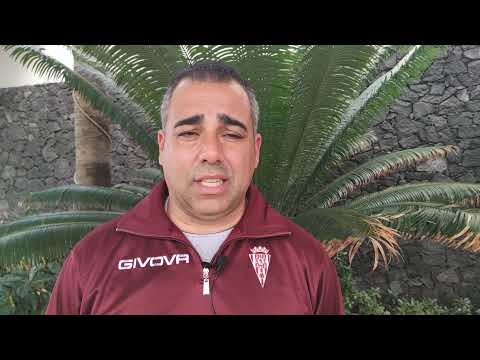 Germán Crespo, en la previa ante el CD Mensajero