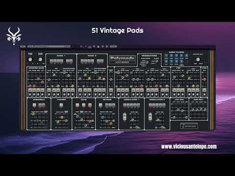 Cherry Audio Polymode Presets by Vicious Antelope - Polypad - 51 Vintage Synth Pads