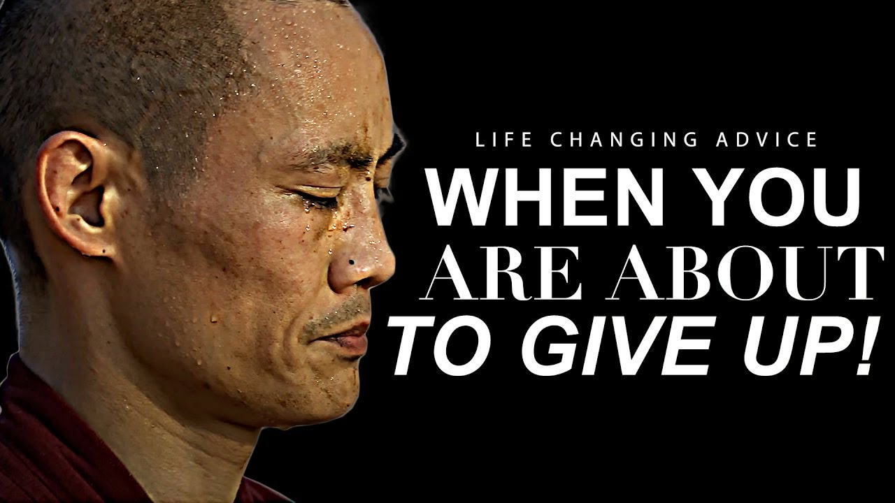 WATCH WHEN YOU FEEL LIKE GIVING UP! Best of Shi Heng Yi Greatest Advice