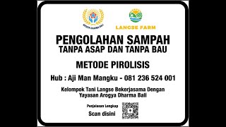 Pengolahan Sampah Tanpa Asap dan Tanpa Bau #shorts #sampah #bali