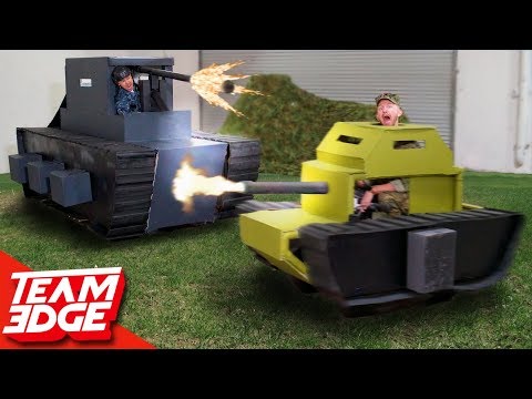 Epic Mini Tank Battle! | Destroy the Giant Tank!!