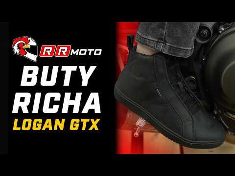 RICHA LOGAN GTX _ motocyklowe buty z membraną GORE_TEX i ochroną D3O