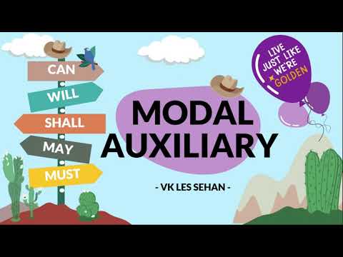 MODAL AUXILIARY - CAN, COULD, WILL, SHOULD, MAY, MUST (ABILITY,  ADVICE) - MATERI KELAS 8