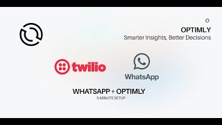 How to Connect WhatsApp with Optimly in 5 Minutes (Twilio Tutorial)