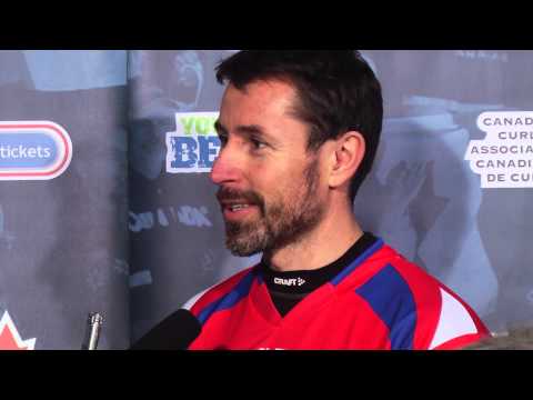 Draw 9 Media Scrum - 2013 Ford World Men's Curling Championship