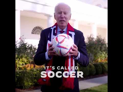 Joe Biden - "It's called soccer" 🙈🤣 #shorts #qatar2022 #football #worldcup2022