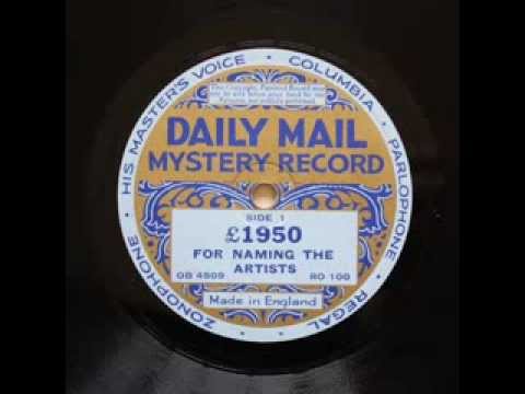John Peel's Mystery Artists   Daily Mail Mystery Record - £1950 For Naming The Artist