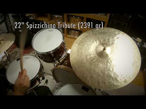 9 FUNCH CYMBALS COMPARED (OLD K CLONE, SPIZZICHINO TRIBUTE ETC.)