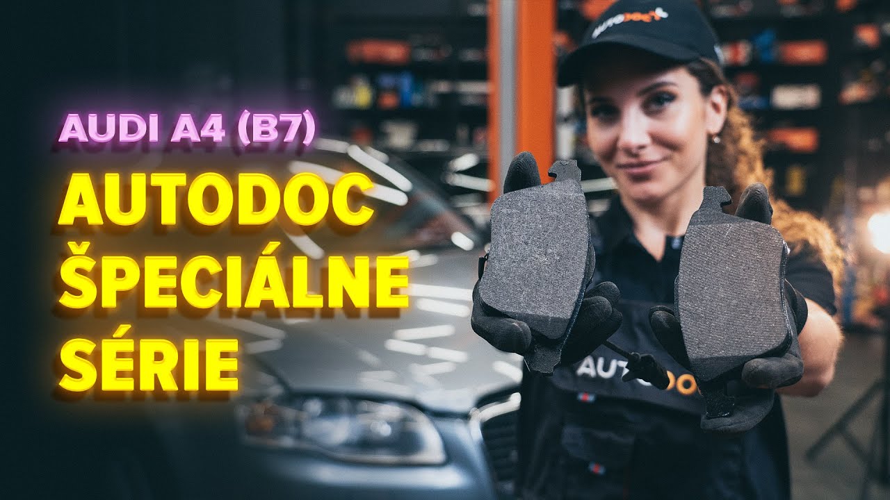 Ako vymeniť predné brzdové platničky na Audi A4 B7 – návod na výmenu