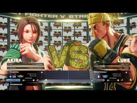[SFV:CE] The4philzz (Akira) vs. MisterCrimson (Luke) [Ranked Match]
