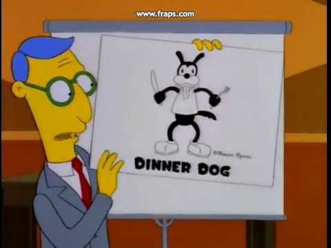 Simpsons Rich Uncle Skeleton & Dinner Dog