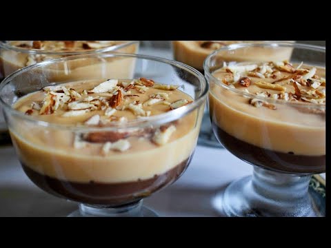 Dessert Chocolate With Caramel | Easy Recipe | Khalida Kitchen |in Urdu Hindi | Arabic Style Sweet |