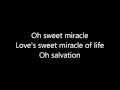 Rush-Sweet Miracle (Lyrics)
