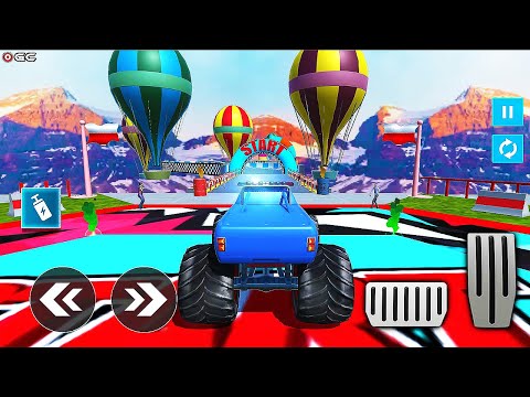 Police Stunt Racing Games  Monster Truck Games - Impossible Car Stunts Race - Android GamePlay #2