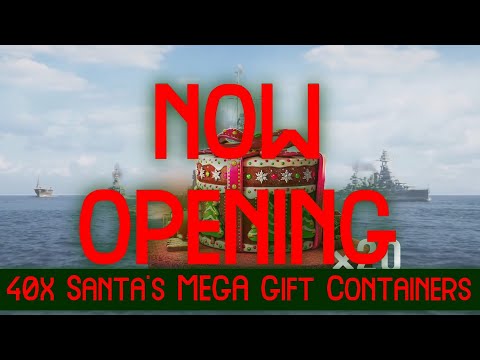 OPENING 40x Santa's MEGA Gift Containers SHIPVIEWS with Carburetor Gaming