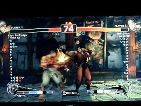 SSF4: Kiryu Tsukimiya (Guy) vs MrFuji boc (Ryu) - Japanese XBL ranked