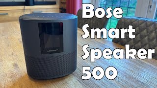 Bose Smart Speaker 500 Review - Stereo Sound!