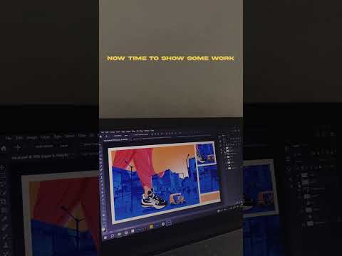 How to make a behance project #behance #youtubeshorts #illustration