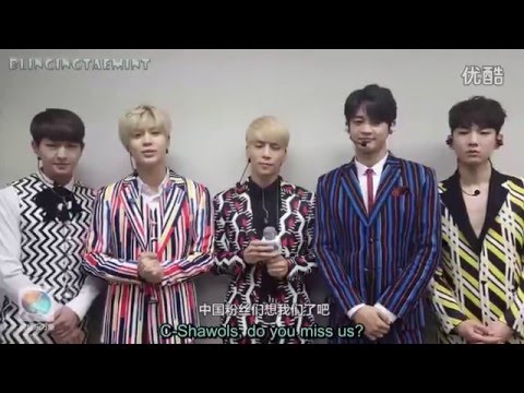 [ENG|720p] 160507 SHINee KPOP & Supermodel Festival in Shanghai Greetings
