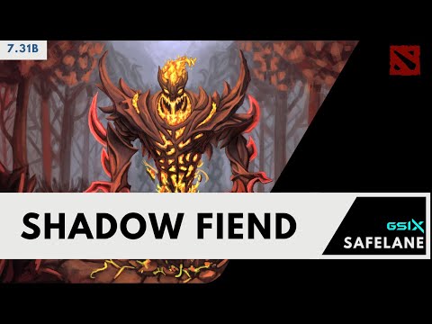 Shadow Fiend - Full Game // Safe lane // position 1 \\ 7.31b