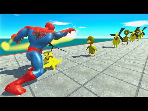 Avengers Team VS 10 Levels of Rainbow Friends Yellow – ARBS Size Comparison