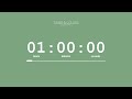 1 Hour Timer Sweet Green Screen Countdown