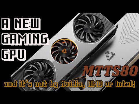 A gaming GPU NOT by NVIDIA, AMD or INTEL?! The MTTS80 RELEASE #gpu #pcbuild #pcgaming #mtts80