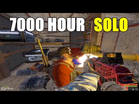 How a 7,000 HOUR SOLO Plays Vanilla Rust