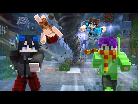 Gua ADAIN BUILD BATTLE EKSTREM, TAPI ADA TORNADO SUPER BESAR!! (AWAL SAMPE AKHIR NGAKAK!)