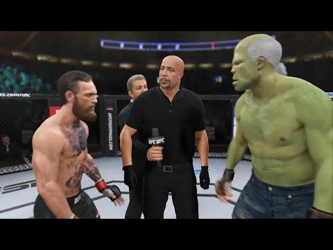 UFC 4 - Conor McGregor vs. Old Hulk - Crazy UFC 👊🤪