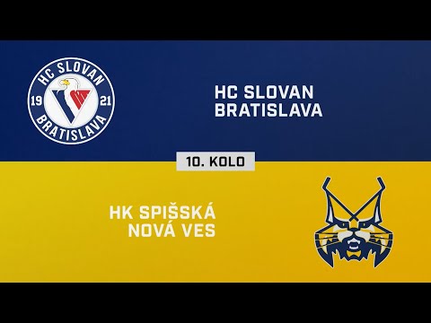 10. kolo: HC Slovan Bratislava – HK Spišská Nová Ves 2:1 (HIGHLIGHTY)