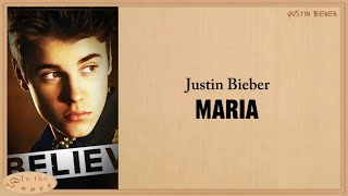 JUSTIN BIEBER — Maria | (Easy) Lyrics 