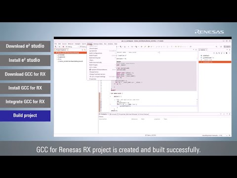 e² studio on Linux Quick Start Guide  - Install e² studio and GCC for RX Toolchain