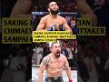 Saking Kuatnya Kuncian Chimaev Rahang Whittaker Sampai Cedera Shortsvideo Mma Shorts